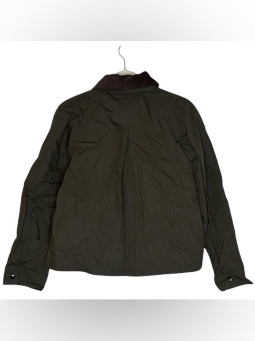 Madewell Women’s The Billie Short Jacket Utility Pockets NWT S Trench Green - Picture 8 of 13